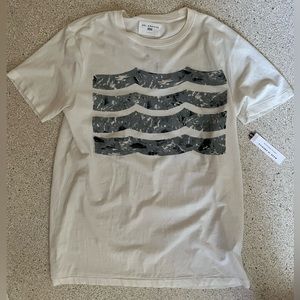 Sol Angeles Mens Classic Waves T Shirt Small BNWT
